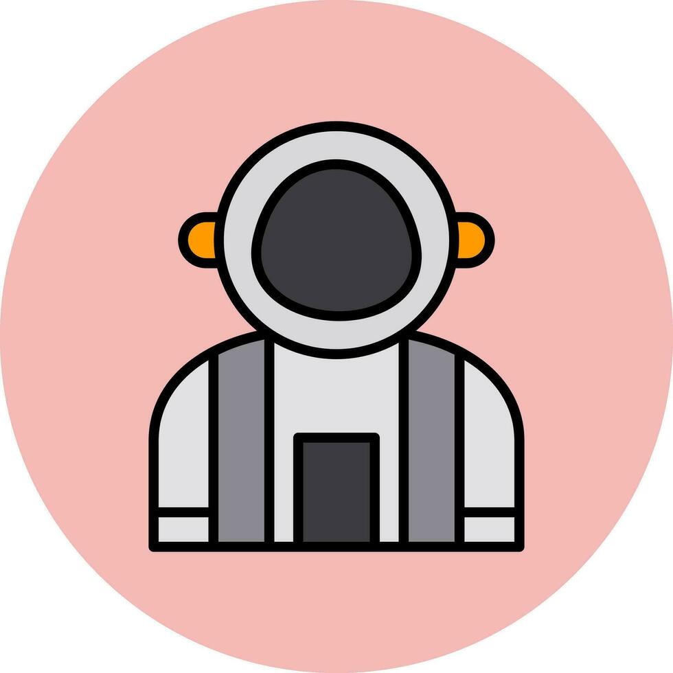 ícone de vetor de astronauta