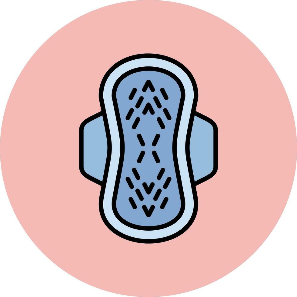 sanitário almofada vetor ícone