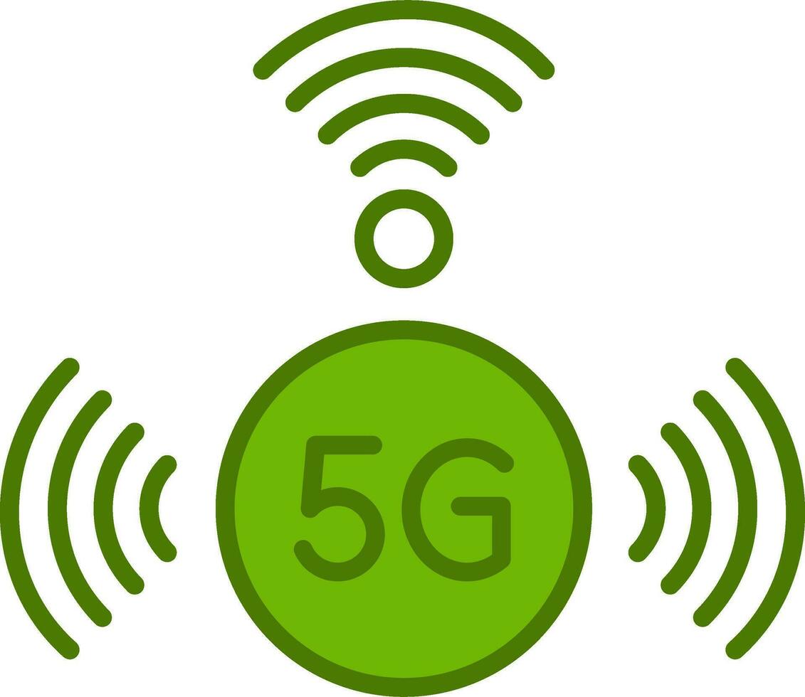 ícone de vetor 5g