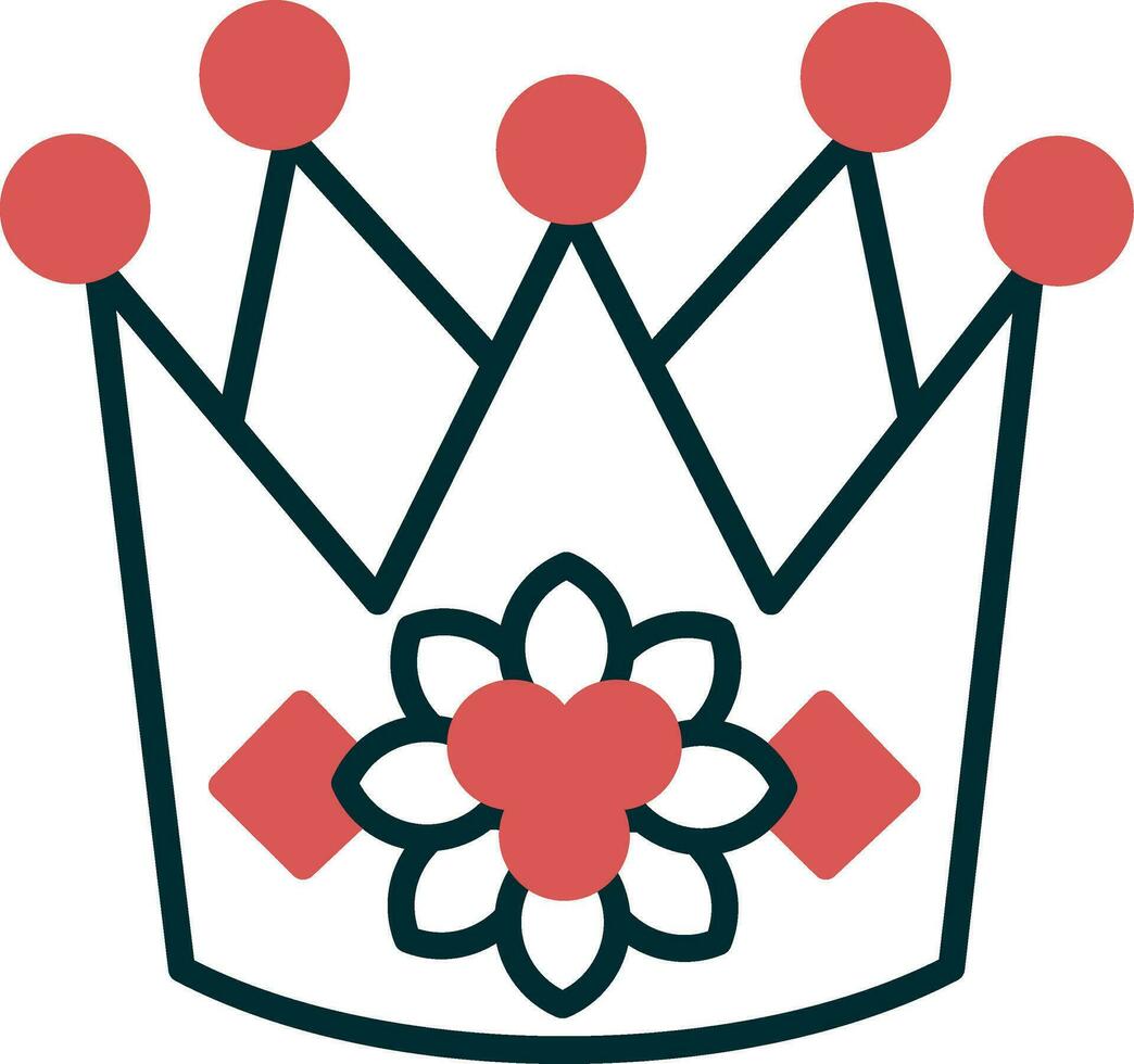 tiara vetor ícone