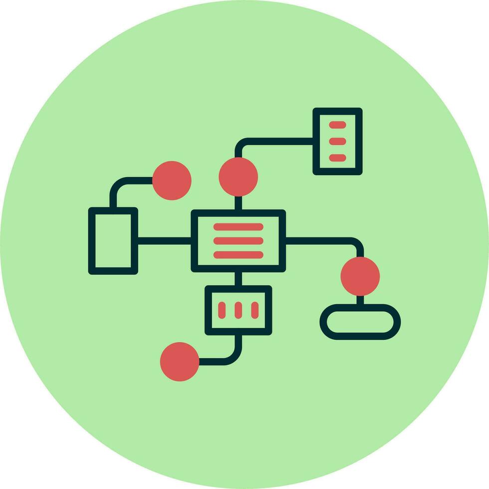 ícone de vetor de fluxo