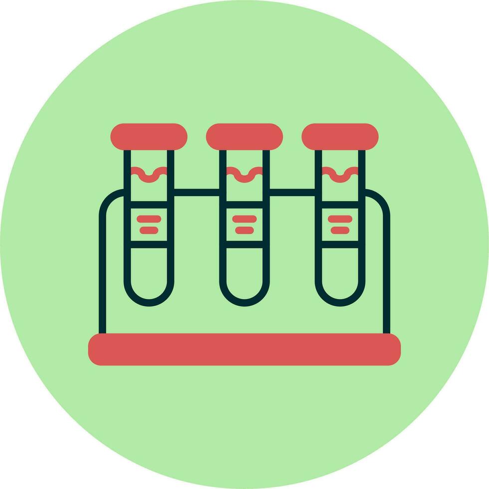 ícone de vetor de tubo de ensaio