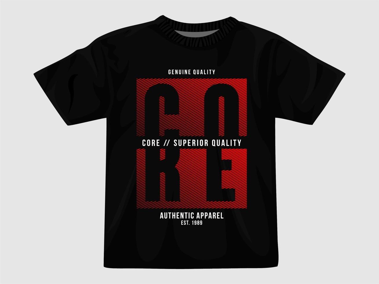 core t shirt design.eps vetor