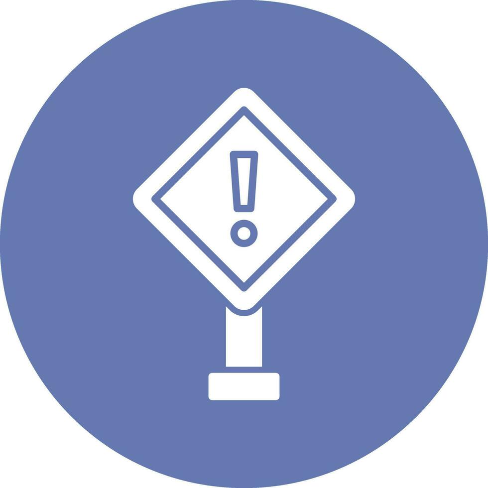 ícone de vetor de sinal