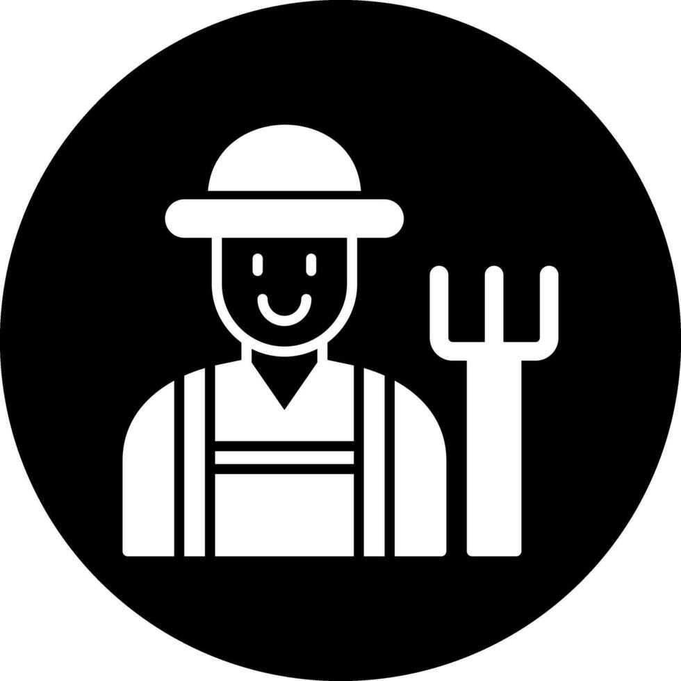 ícone de vetor de fazendeiro