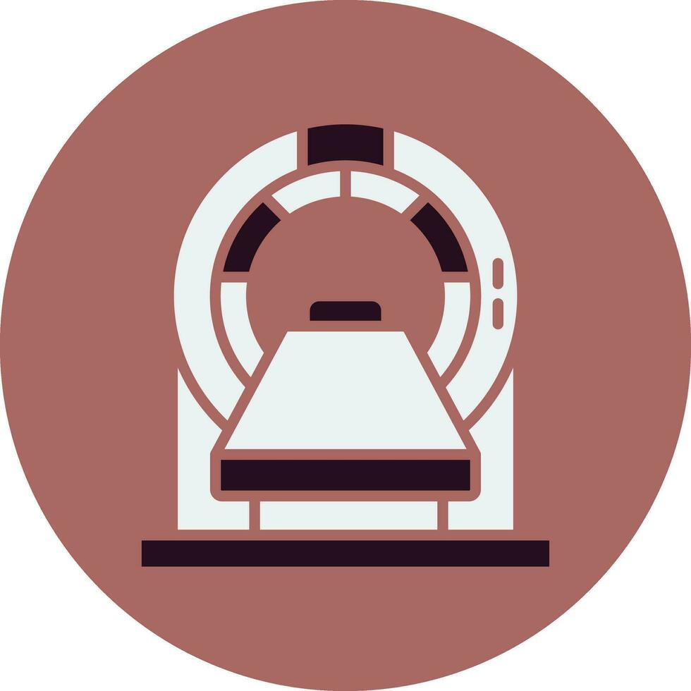 ícone de vetor de ressonância magnética