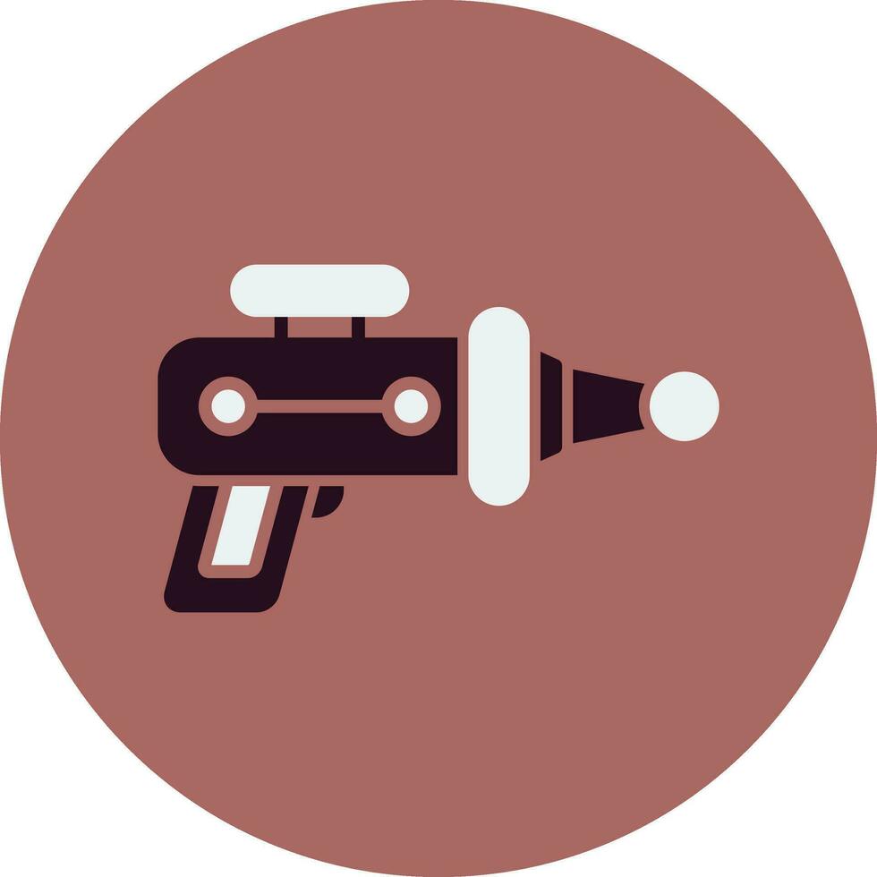 ícone de vetor de arma laser