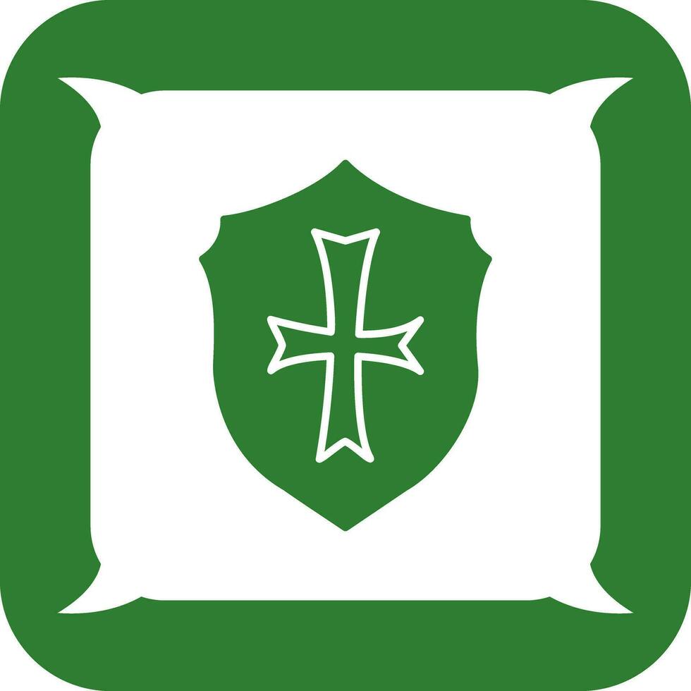 ícone de vetor de escudo exclusivo
