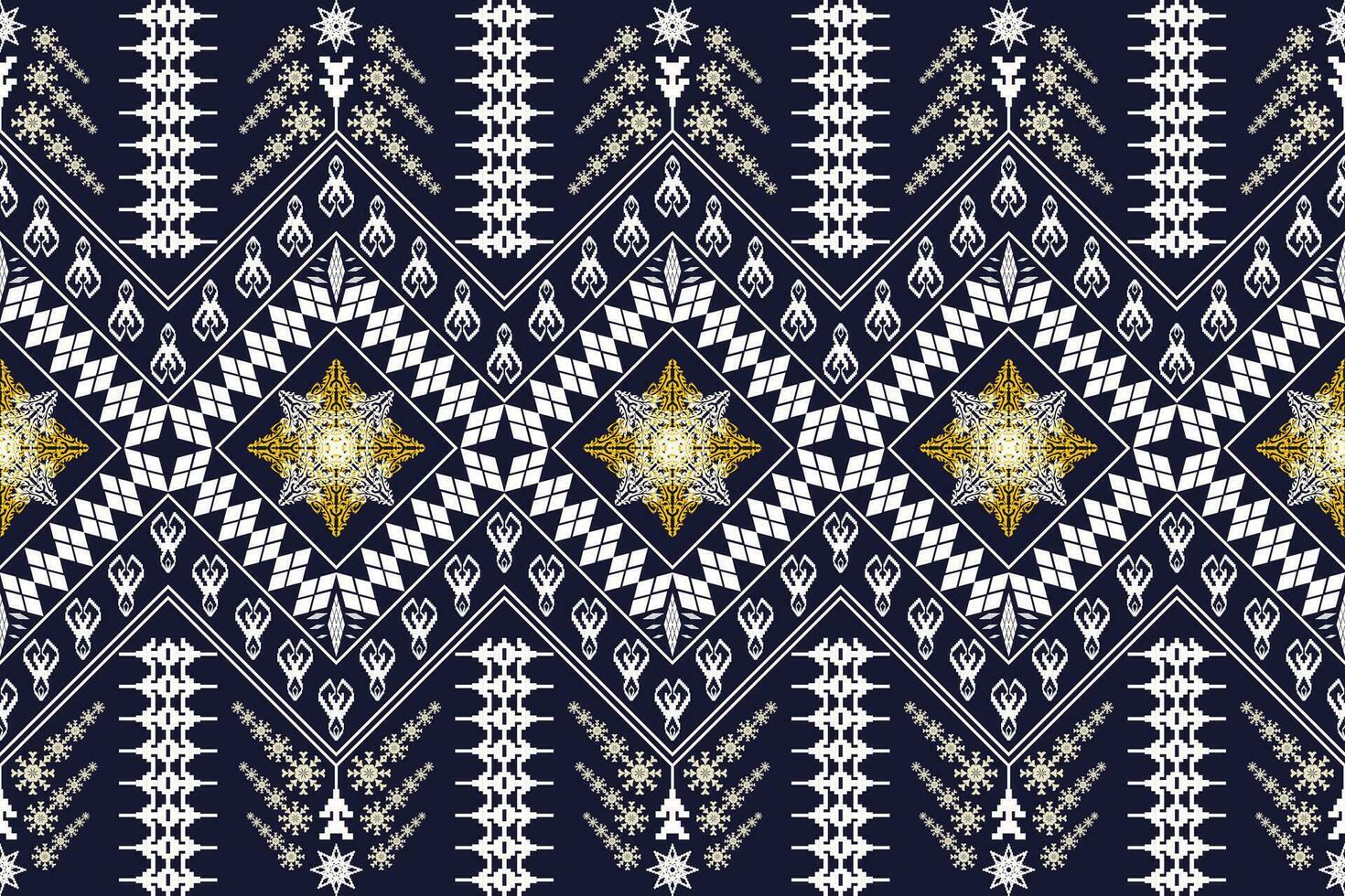 geométrica étnica oriental arte tradicional pattern.figure bordado tribal style.design para plano de fundo, papel de parede, roupas, embrulho, tecido, elemento, ilustração vetorial. vetor