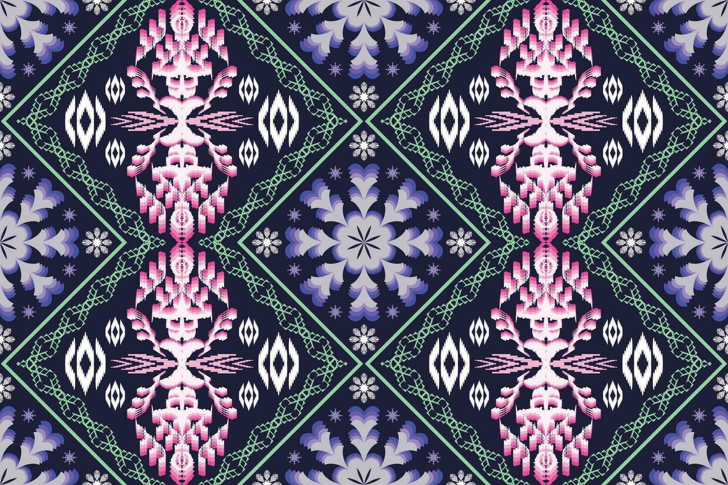 geométrica étnica oriental arte tradicional pattern.figure bordado tribal style.design para plano de fundo, papel de parede, roupas, embrulho, tecido, elemento, ilustração vetorial. vetor