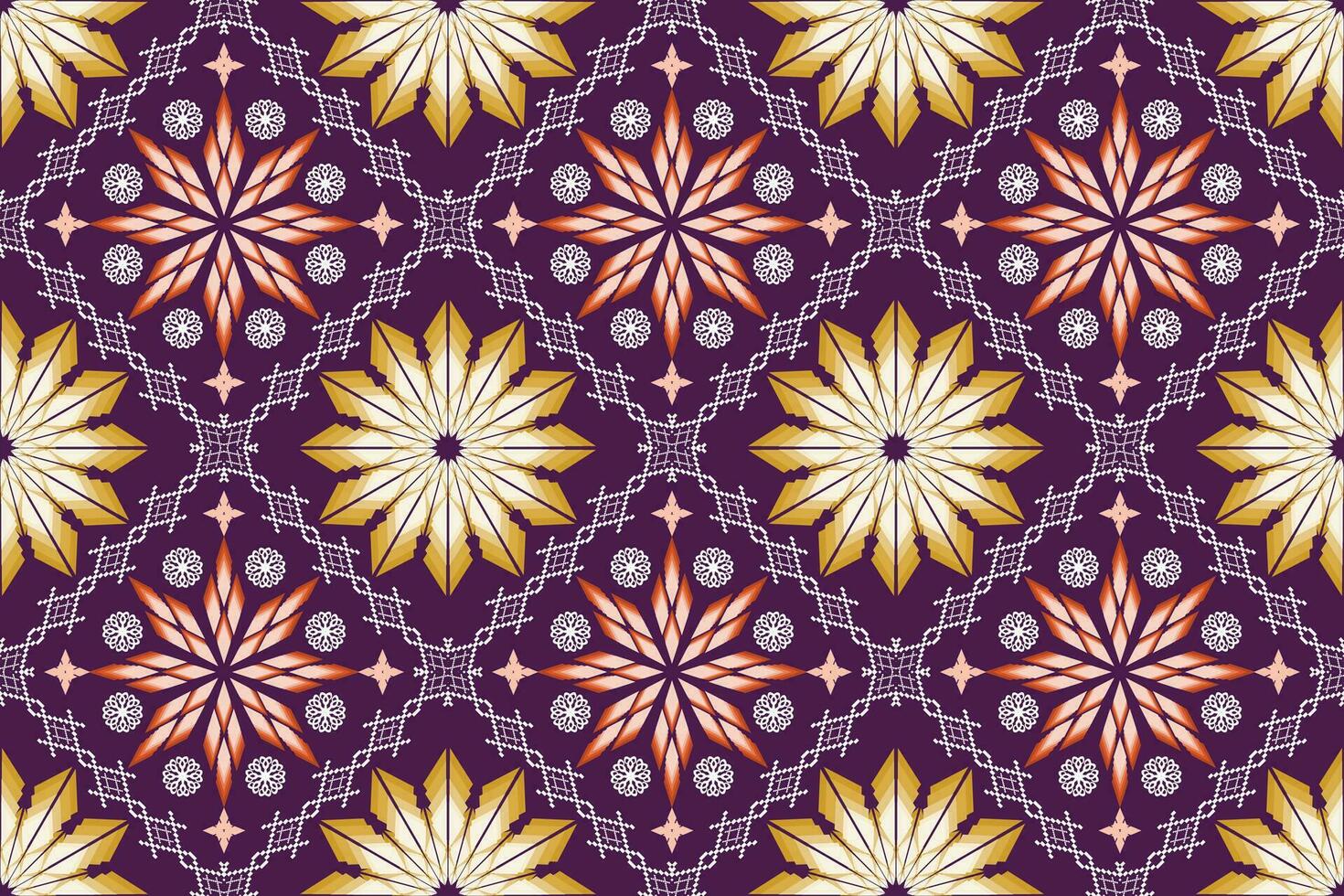 geométrica étnica oriental arte tradicional pattern.figure bordado tribal style.design para plano de fundo, papel de parede, roupas, embrulho, tecido, elemento, ilustração vetorial. vetor