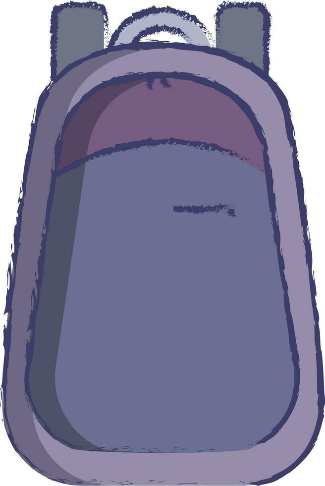 mochila mão desenhado vetor ilustração