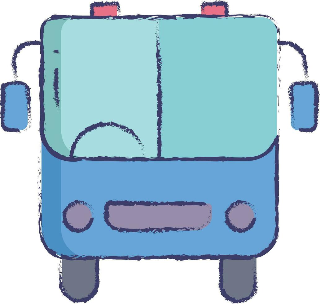 ônibus mão desenhado vetor ilustração