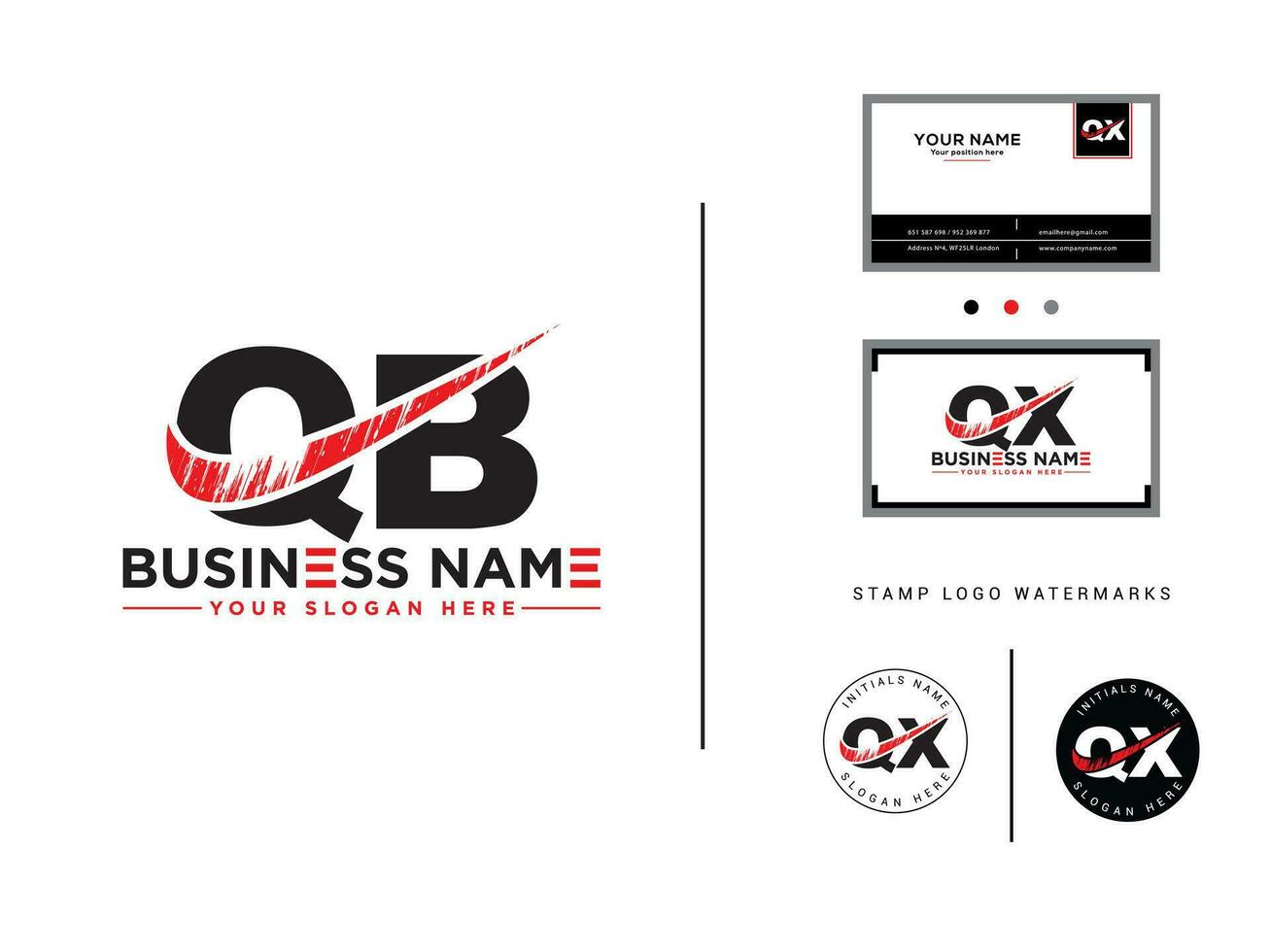 luxo qb real escova logotipo, desenhando qb logotipo carta escova carta para loja vetor