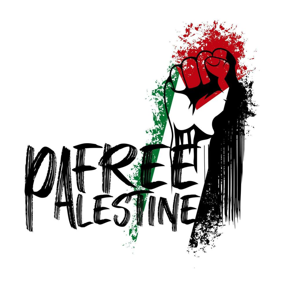 livre Palestina ilustração vetor Projeto. adequado para camiseta Projeto
