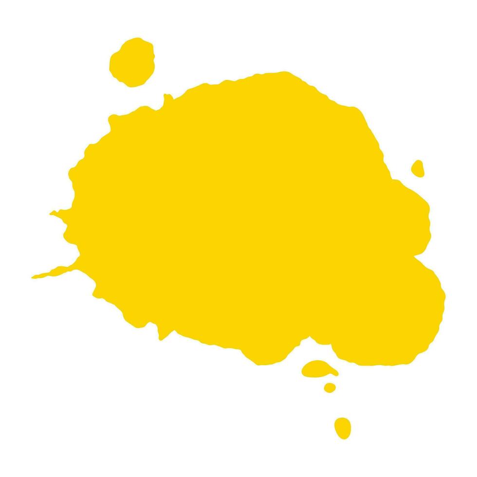 amarelo tinta respingo escova solta vetor