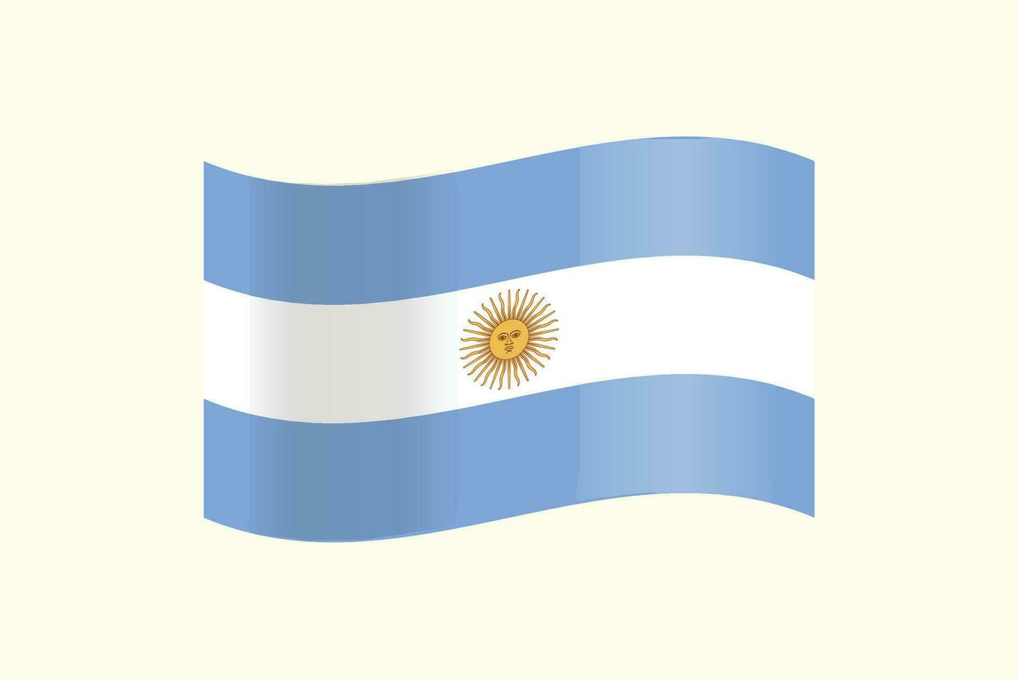 vetor ilustração do Argentina bandeira