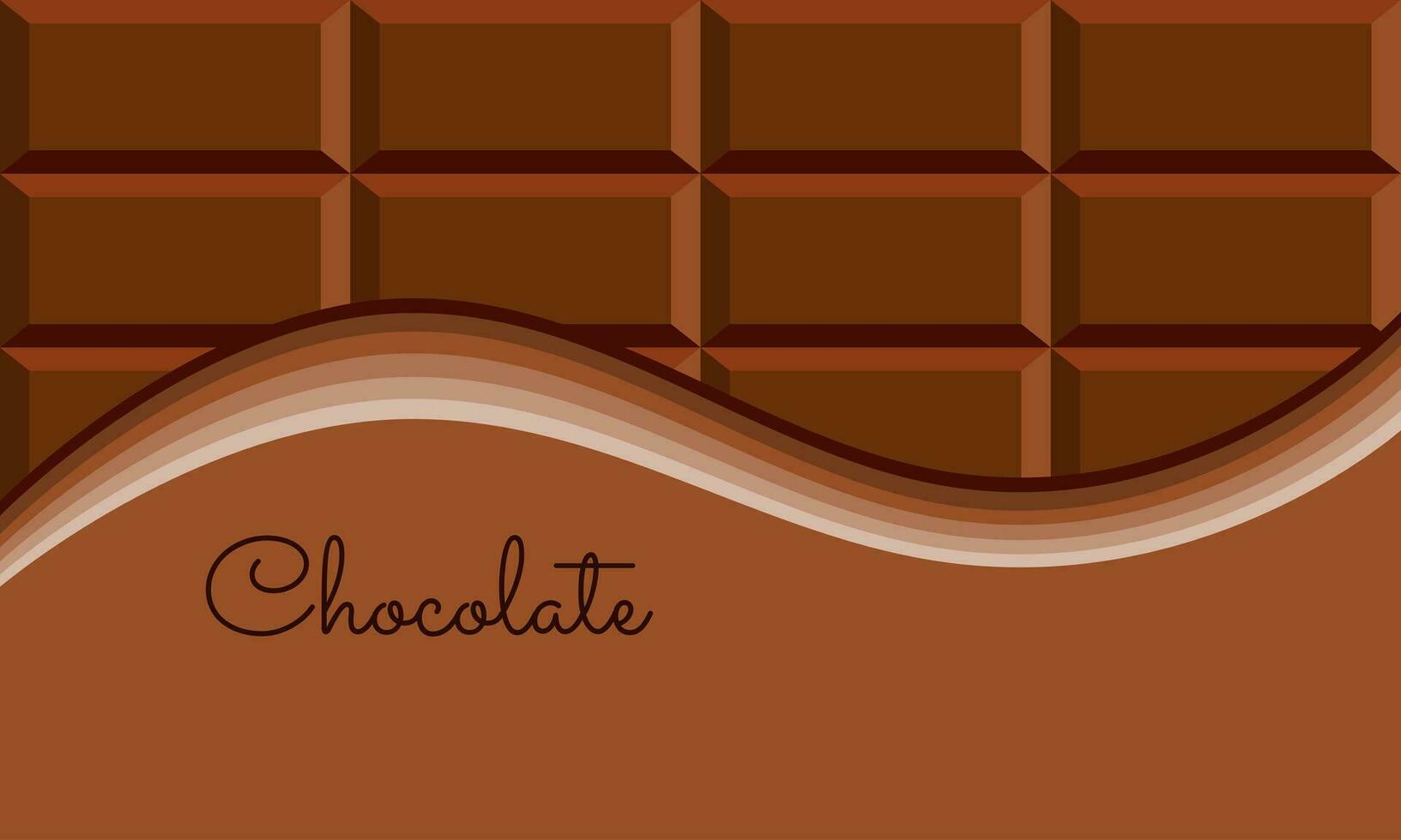 chocolate Barra com bandeira embalagem e inscrição. vetor