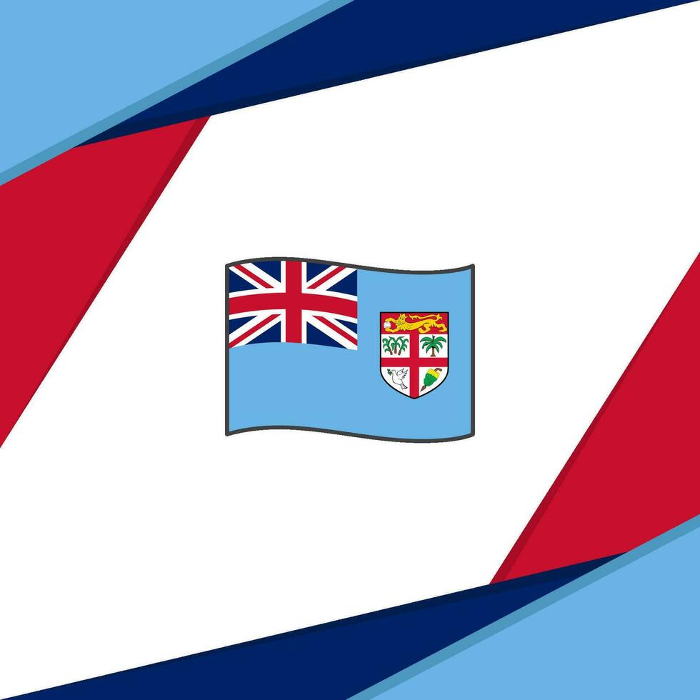 fiji bandeira abstrato fundo Projeto modelo. fiji independência dia bandeira social meios de comunicação publicar. fiji vetor