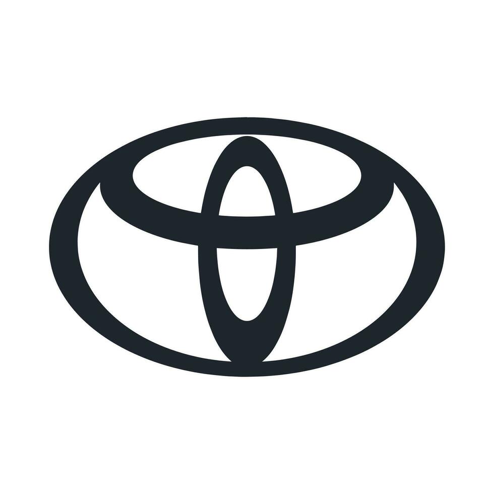 Toyota logotipo, Japão, carros vetor