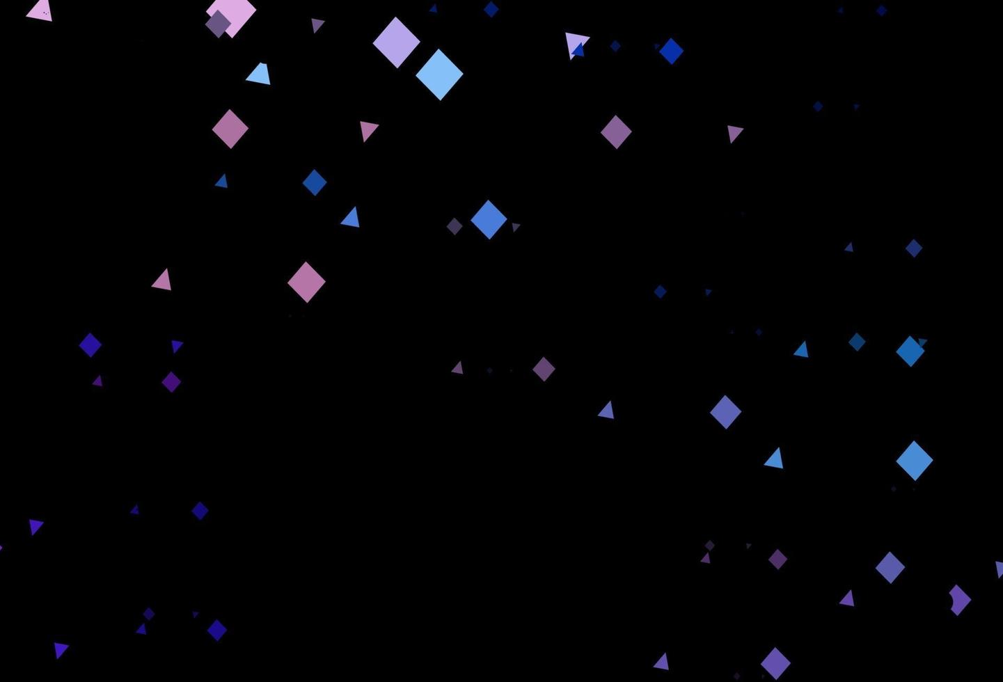 textura vector azul e vermelho escuro em estilo poli com círculos, cubos.
