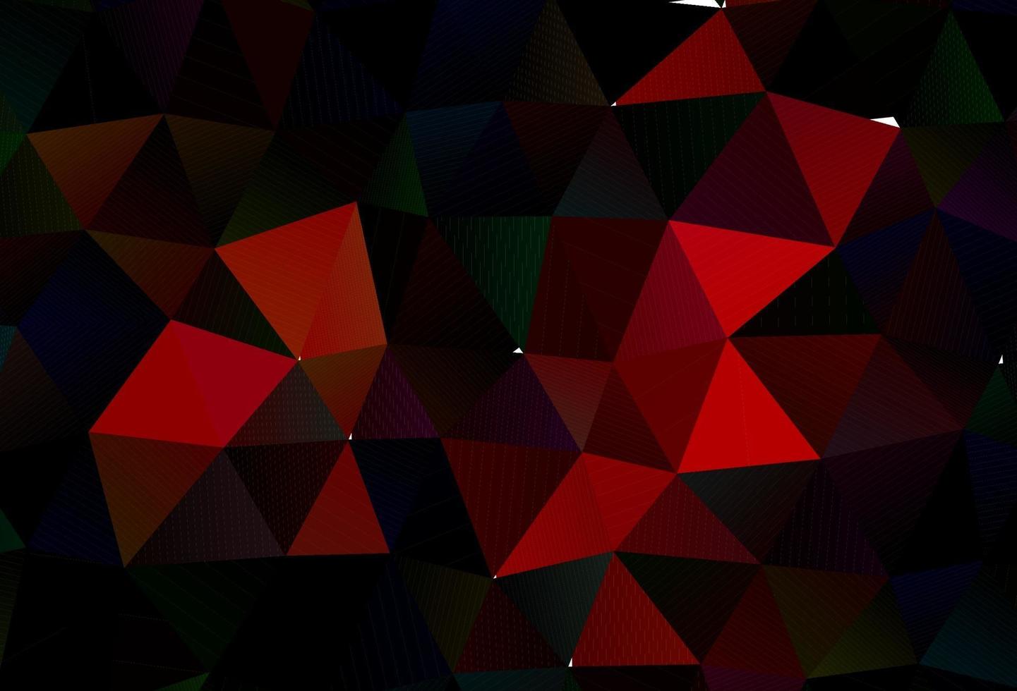 pano de fundo de mosaico abstrato de vetor vermelho claro.