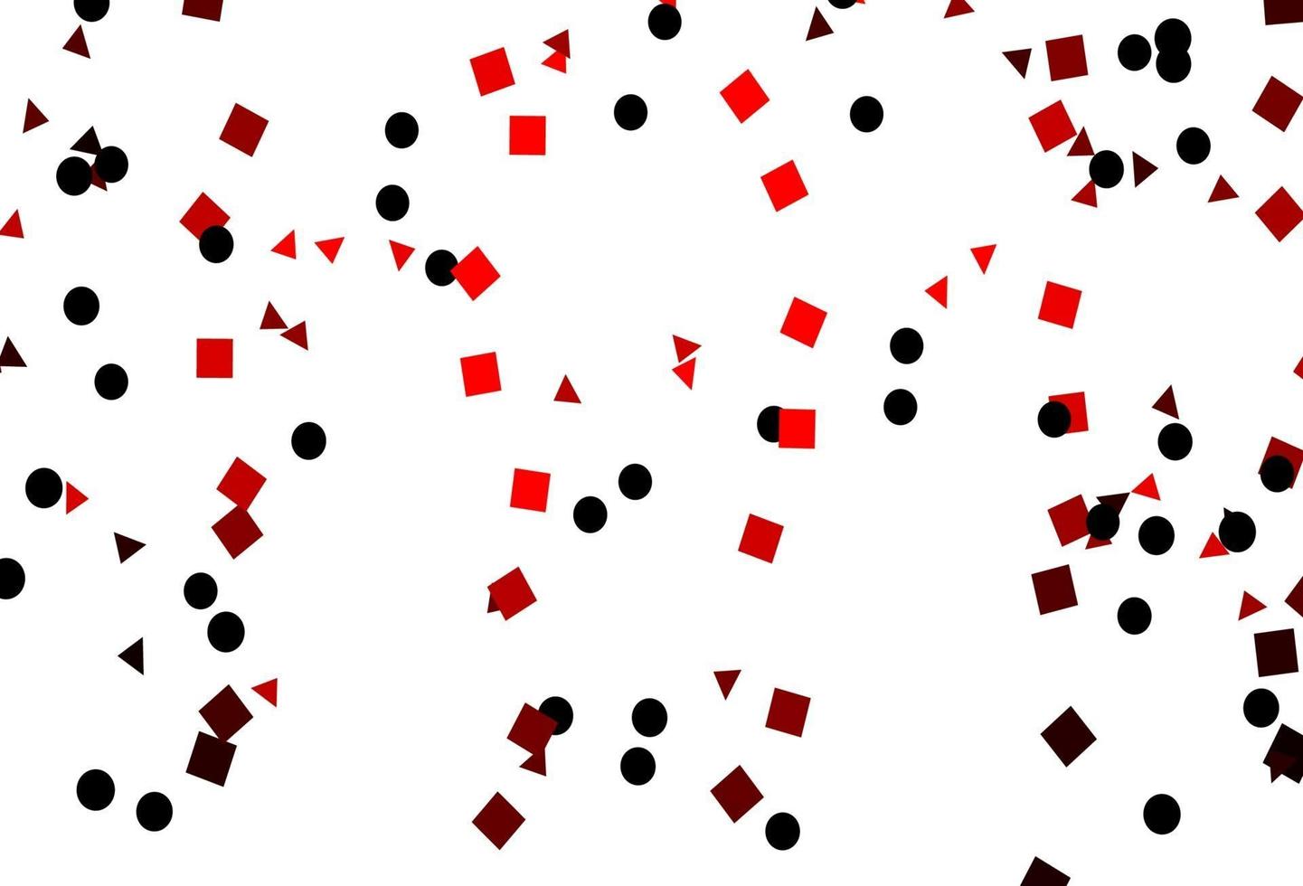 pano de fundo vector vermelho claro com linhas, círculos, losango.