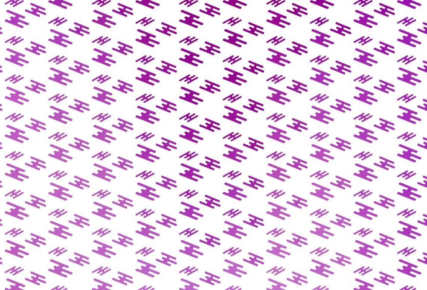 pano de fundo vector roxo claro com linhas longas.