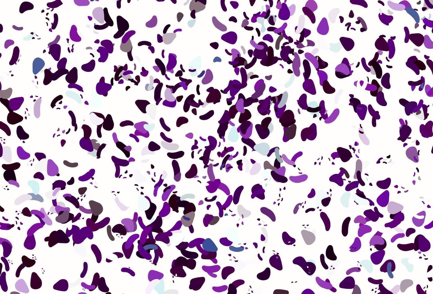 pano de fundo vector roxo claro com formas abstratas.