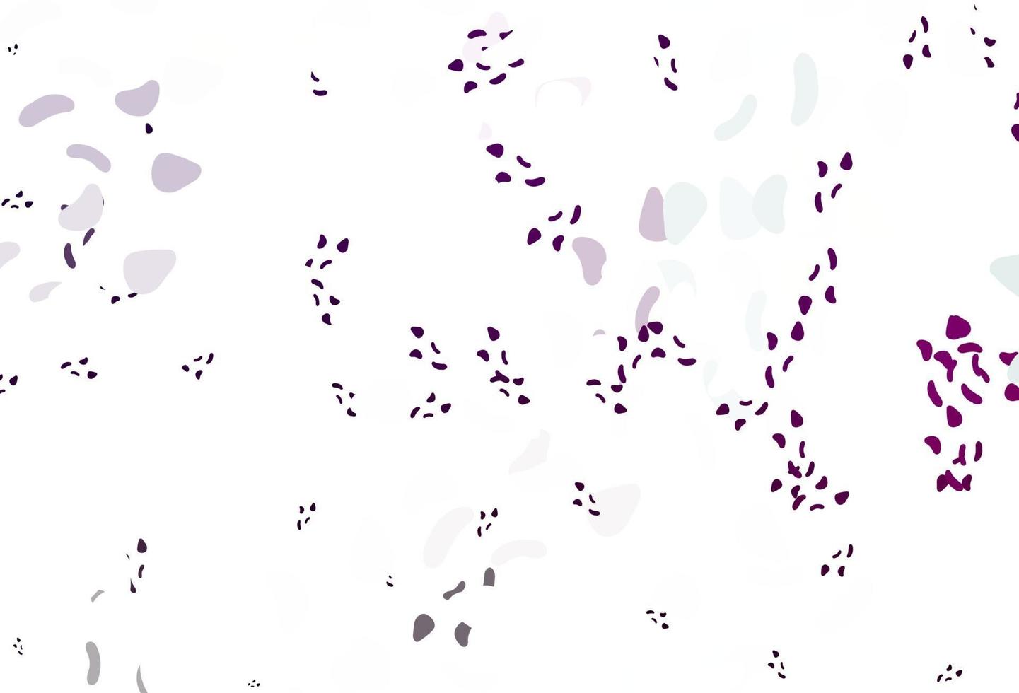 pano de fundo vector roxo claro com formas abstratas.