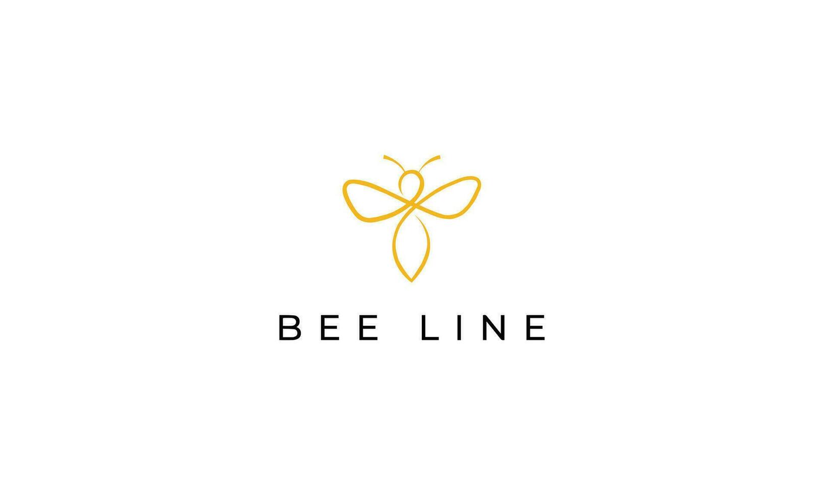 abelha logotipo e símbolo vetor modelos