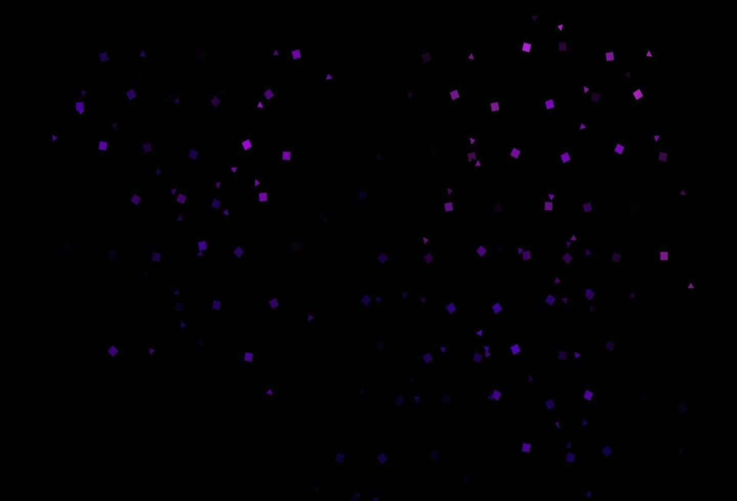 padrão de vetor roxo escuro em estilo poligonal com círculos.