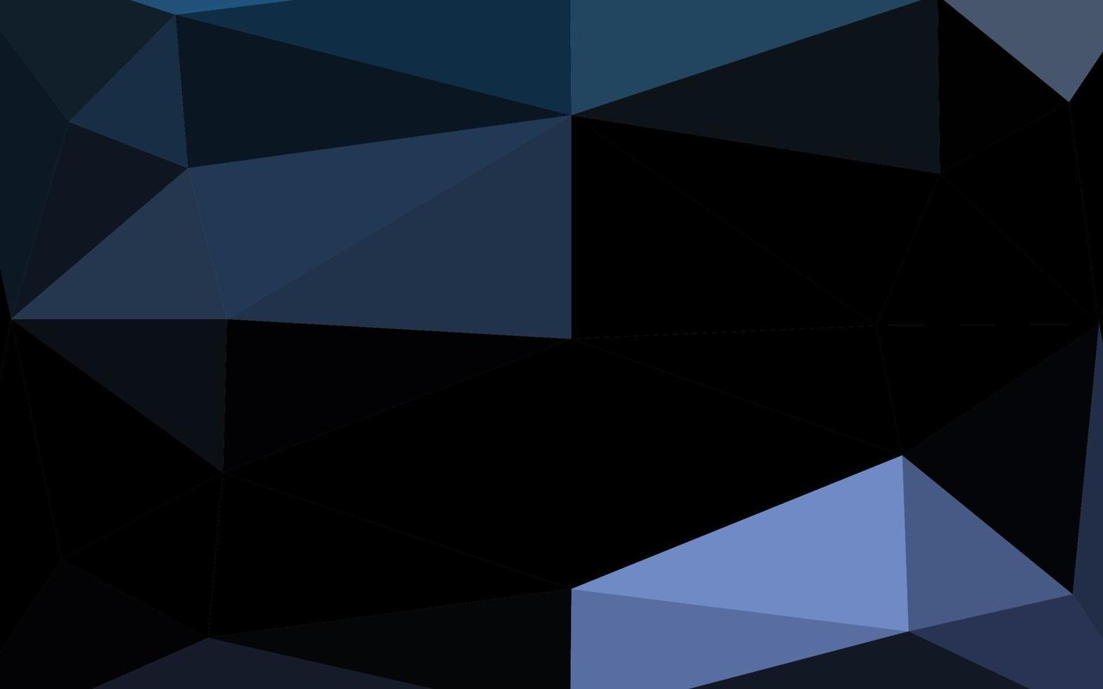 cenário de mosaico abstrato de vetor azul escuro.