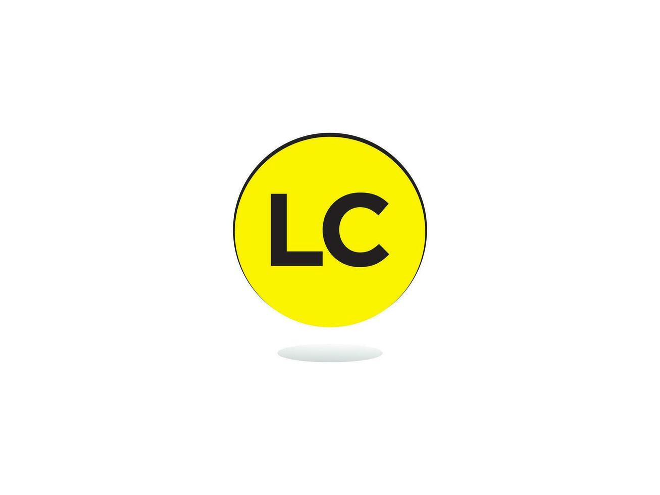 moderno lc logotipo carta vetor imagem Projeto para você