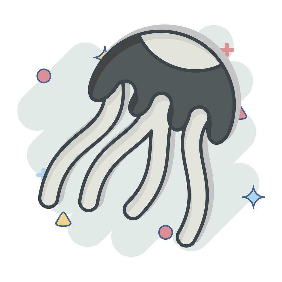 ícone medusa. relacionado para Poção símbolo. quadrinho estilo. simples Projeto editável. simples ilustração vetor