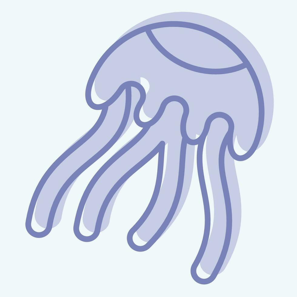 ícone medusa. relacionado para Poção símbolo. dois tom estilo. simples Projeto editável. simples ilustração vetor