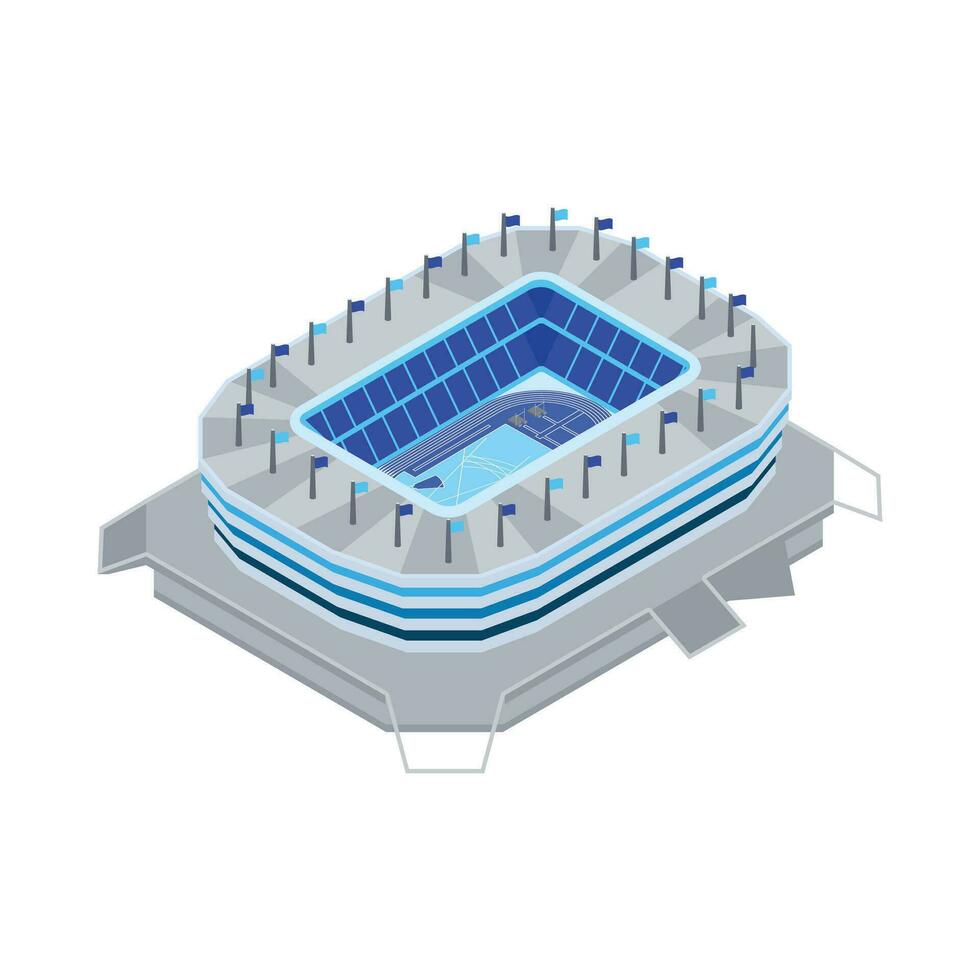 digital estádio livre vetor ilustrações