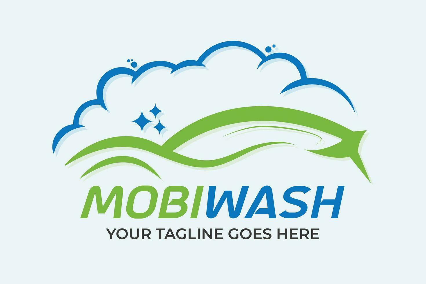 automóvel lavando e limpeza serviço vetor logotipo Projeto