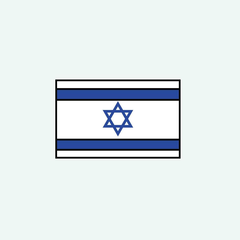 Israel bandeira ícone vetor