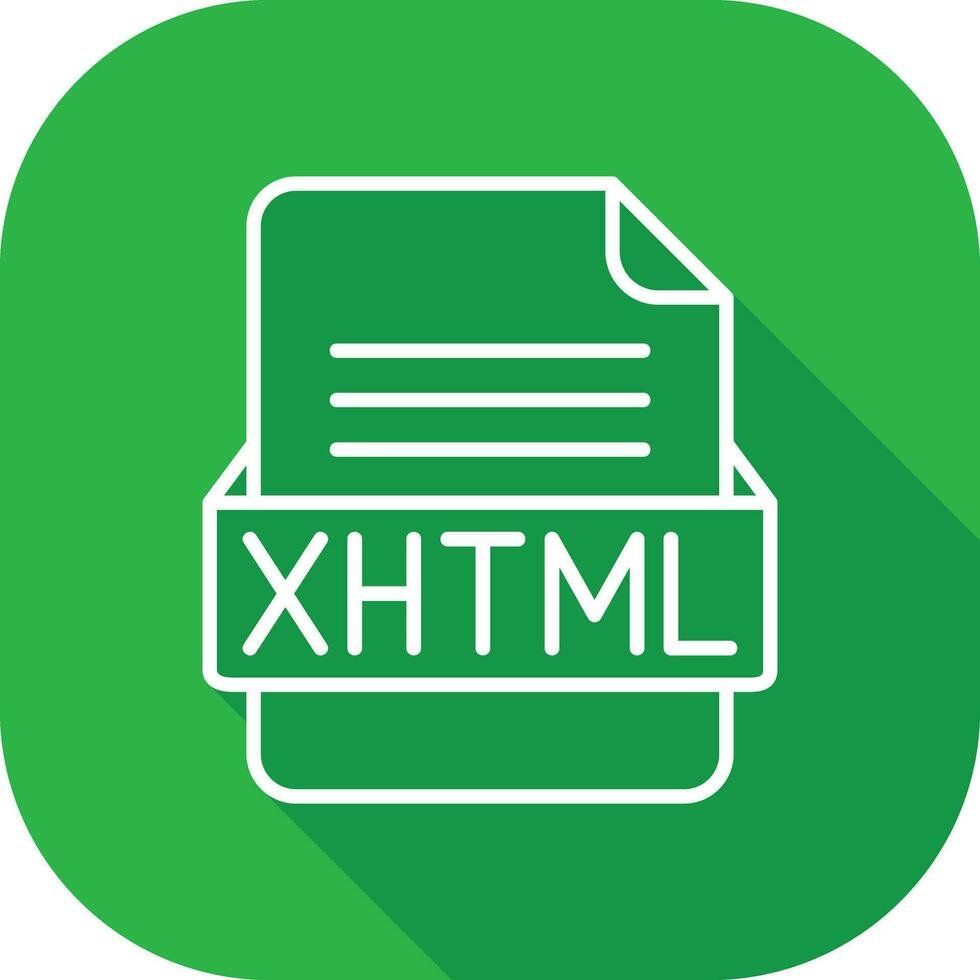 xhtml Arquivo formato vetor ícone