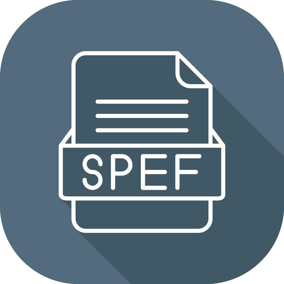 spef Arquivo formato vetor ícone