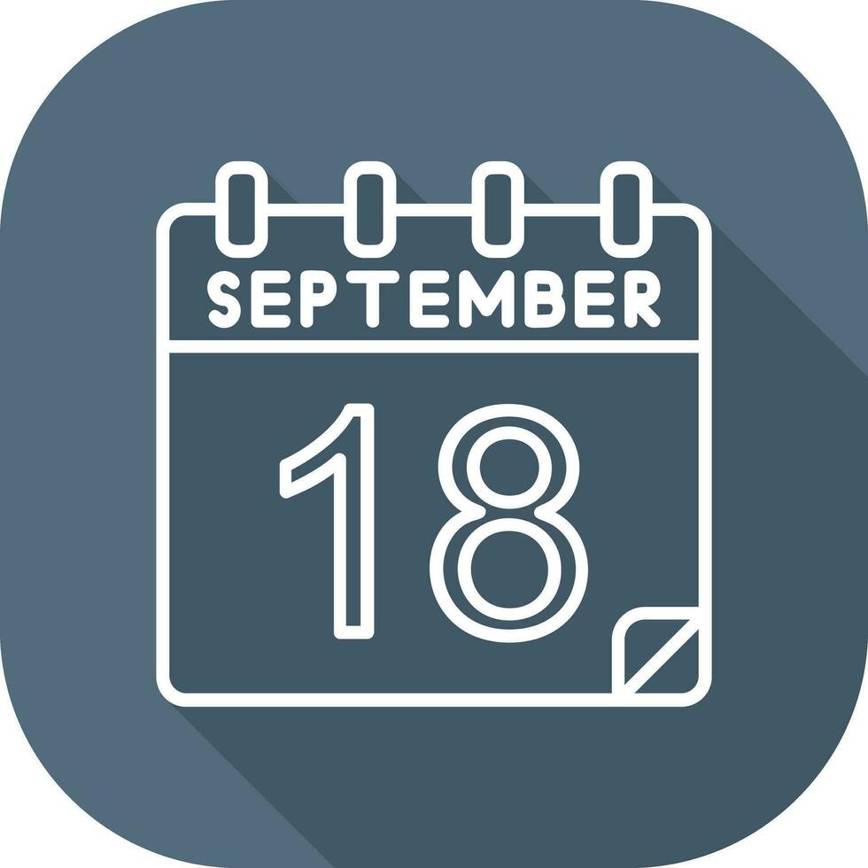18 setembro vetor ícone