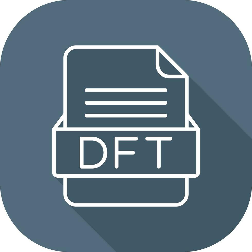 dft Arquivo formato vetor ícone