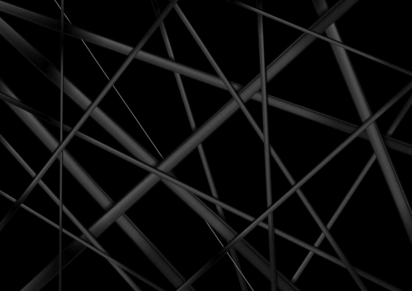 Preto lustroso listras abstrato geométrico fundo vetor