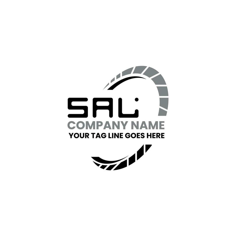 sal carta logotipo vetor projeto, sal simples e moderno logotipo. sal luxuoso alfabeto Projeto