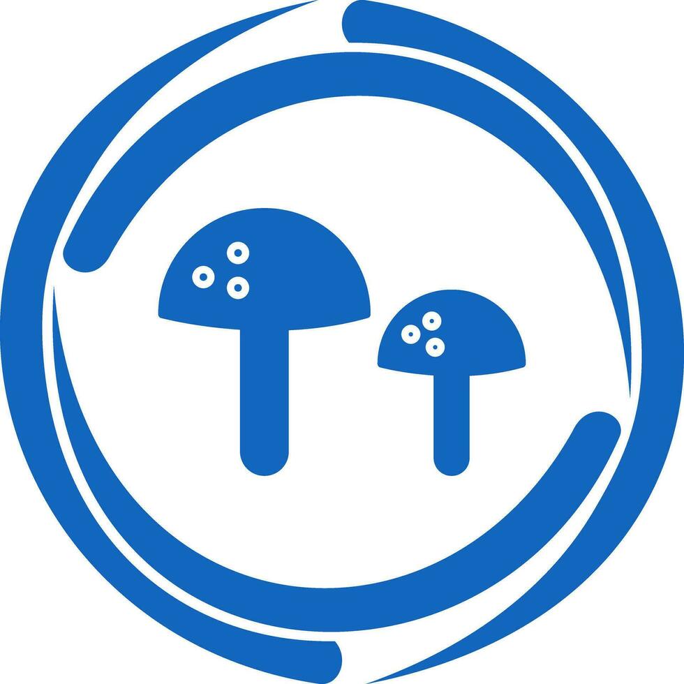 ícone de vetor de cogumelos