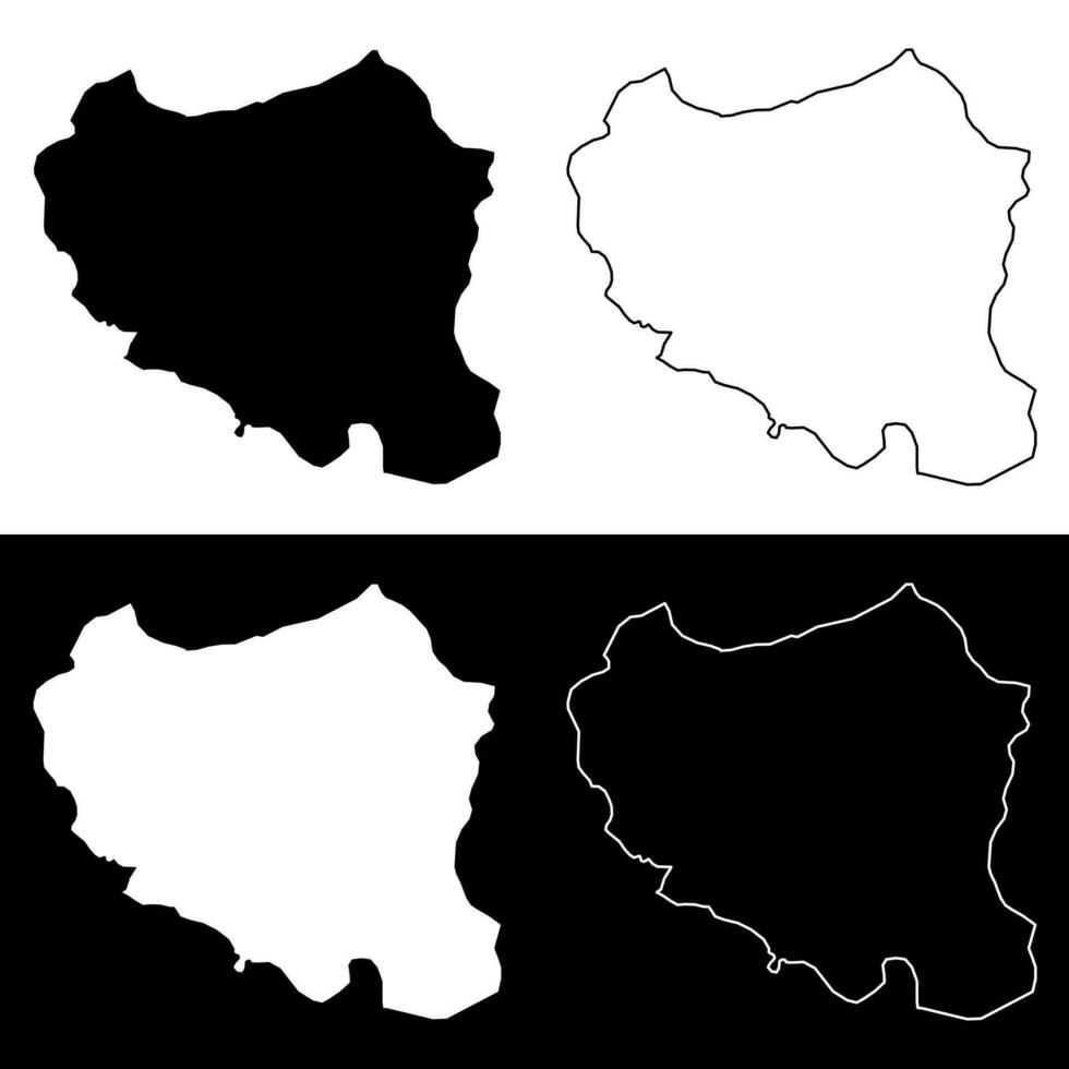 Centro Nord região mapa, administrativo divisão do burkina faso. vetor