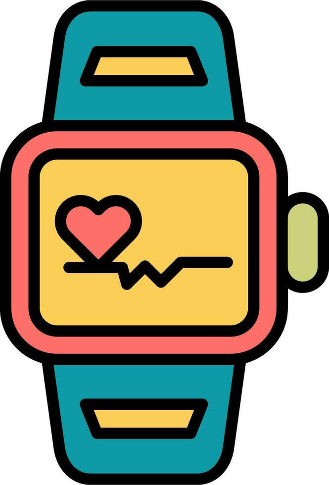 ícone de vetor de smartwatch