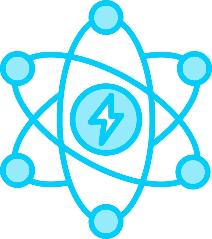 atômico energia vetor ícone