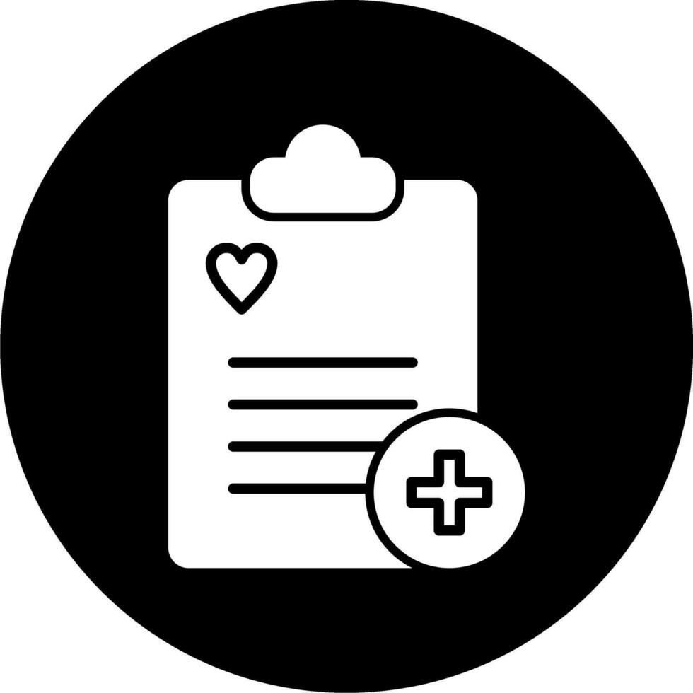 saúde relatório vetor ícone